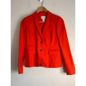 J. Crew Linen Schoolboy Blazer Women's Size 4